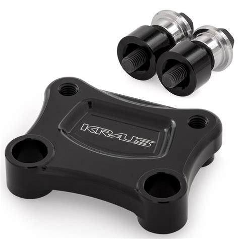 Kraus pullback plate  can optimize the ergonomics of your Harley with custom aftermarket parts including adjustable bars, T-Bar risers, pull back plates and more